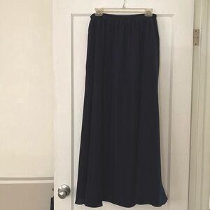 Navy blue maxi skirt